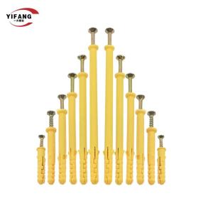 Wholesale Small Yellow Fish 6mm Plastic Expansion Anchor Wall Plug from china suppliers