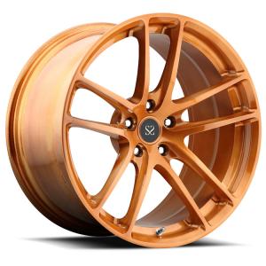 Wholesale Custom Orange Monoblock Rims 5x120 5x112 For BMW X5 F15 from china suppliers