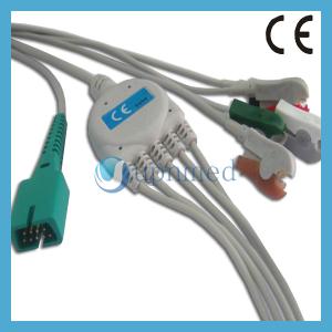 Wholesale Mek 5 lead ecg cable,grabber/snap from china suppliers