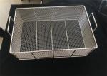 Custom Made Stainless Steel Woven Mesh Hospital Sterile Appliance Storage Basket