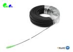 Outdoor FTTH Aerial Drop Fiber Optic Pigtail SC APC 9 / 125μm Simplex G657A1