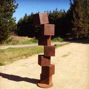 Wholesale 3mm Thickness Large Abstract Rustic Metal Garden Sculptures Corten Steel from china suppliers