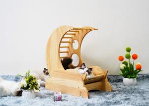 Wholesale Hallupets Cat Scratcher House Pet Condo Cat Wooden Bed Tree House from china suppliers