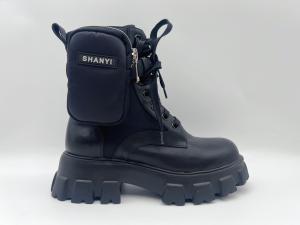 Wholesale Cow Leather Womens High Top Hiking Shoes Non Slip Wear Resistant from china suppliers