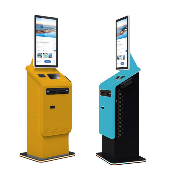 Magnetic/IC/RF Card Reader Self Payment Kiosk with Custom Logo and Currency Exchange