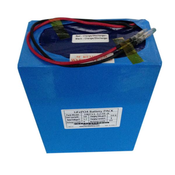 Customized 24V LiFePO4 Battery Pack , Rechargeable Li-polymer batteries At 20AH