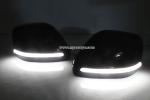 Nissan Patrol Flowing LED Side RearView Mirror Black Cover Replacement Turn