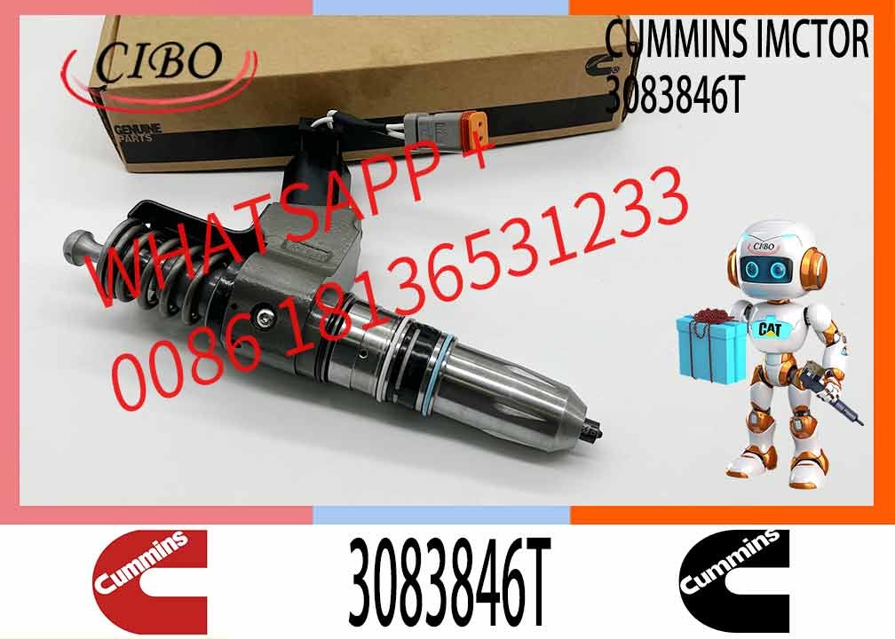Huida Genuine 3083622 3083846 3083849 3087557 Fuel Injector Fit For Cummins QSN14 N14 Diesel Engine 3083846T