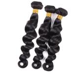 Brazilian Virgin Loose Wave Hair , Tangle Free Virgin Brazilian Remy Hair