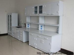 Wholesale Professional Chemistry Lab Furniture , PP Lab Island Bench With Sink / Faucets from china suppliers