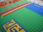 Outdoor Plastic Modular Interlocking Sports Tiles For Tennis Courts