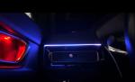 Ambient lights Rainbow symphony dynamic Piano black Ribbon style+Tweeter cover