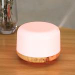 12W Portable Small Size 300ml Wood Grain Ultrasonic Air Humidifier Aroma