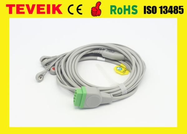 Teveik Factory Medical Resuable GE Dash Marquette 11pin ECG Cable For Patient