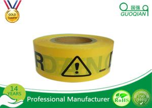 Wholesale Yellow Adhesive PE Warning Tape Printed Customized Logo For Caution from china suppliers