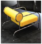 Modern Chair Medieval Minimalist Leisure Chair Stainless Steel Frame