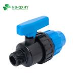 PP Compression Fitting Plastic Union Ball Valve Foot Valve Butterfly Valve Top