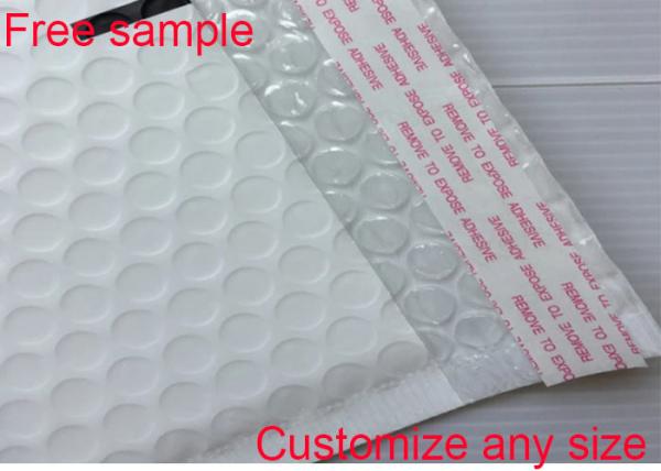 Matallic / Poly Shipping Bubble Mailers Padded Envelopes 2 Sealing Sides Custom
