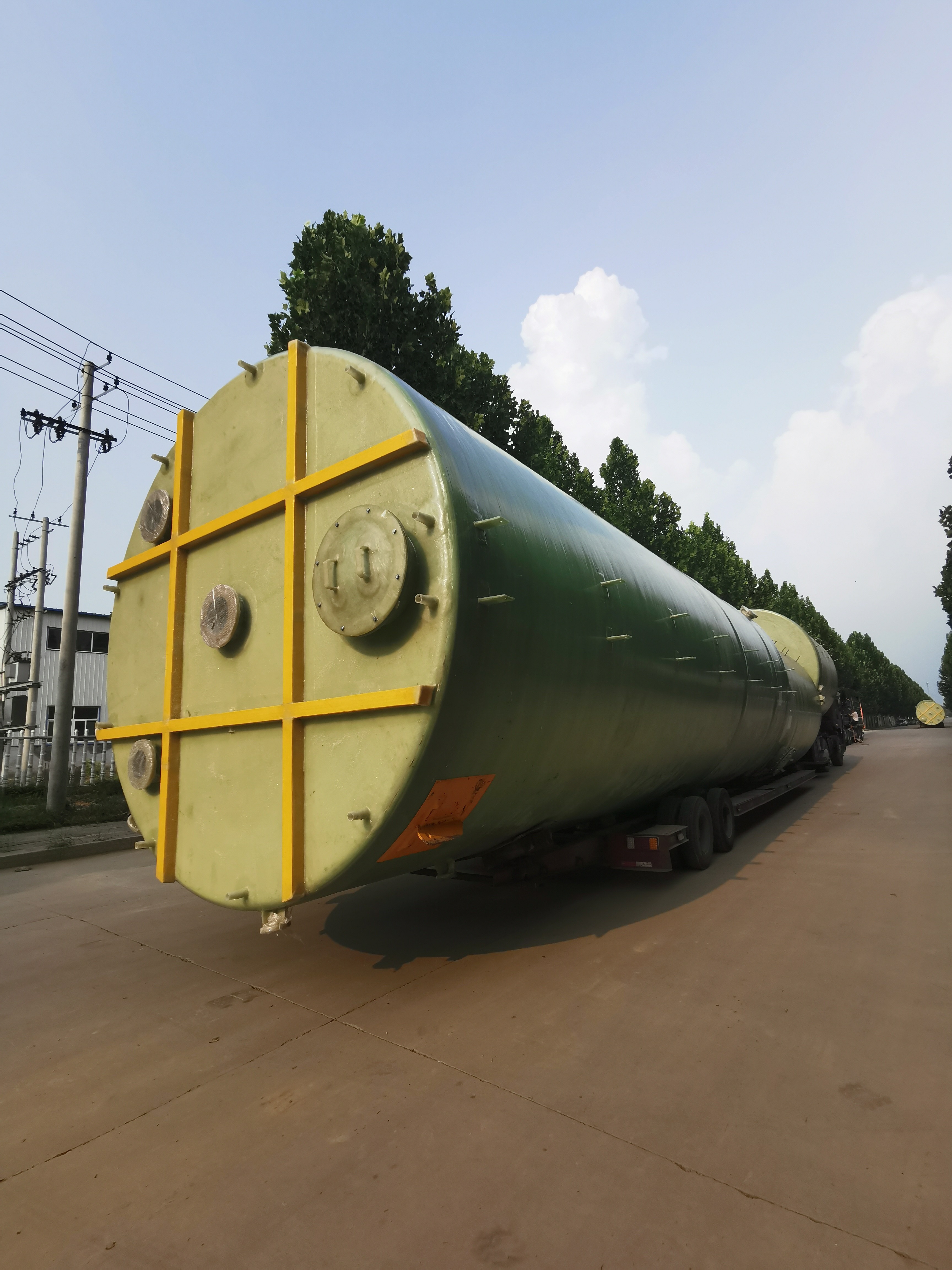 Industrial Chemical Resistance Frp Storage Tank For Water Purification
