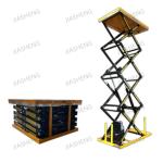 Stationary Electric Hydraulic Scissor Lift Tables Max Height 4140mm 400kg