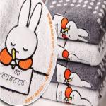 72*34cm Classic MIFFY pure cotton embroidered popular face towel and hand towel
