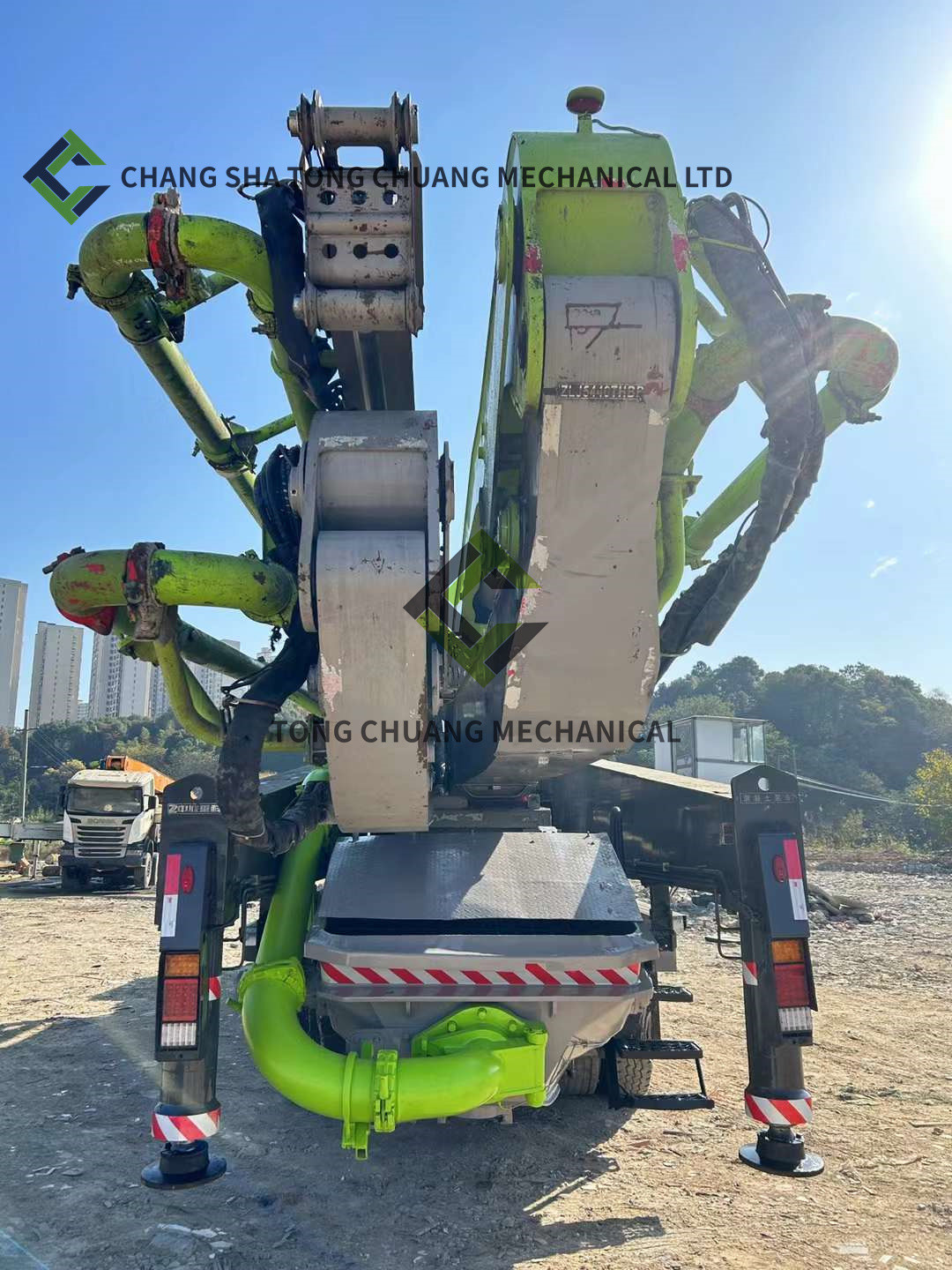 2019 Zoomlion ZLJ5440THBBE 63X-7 RZ Four Axle 63M Mercedes Chassis Concrete Pump Truck