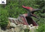 Static Simulation Dinosaur Lawn Ornament Theme Park Equipment CE RoHS NOA