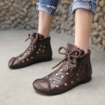 HZM046 Single Shoes Women'S Spring New Thick Heel Pointed Literary Single Shoes