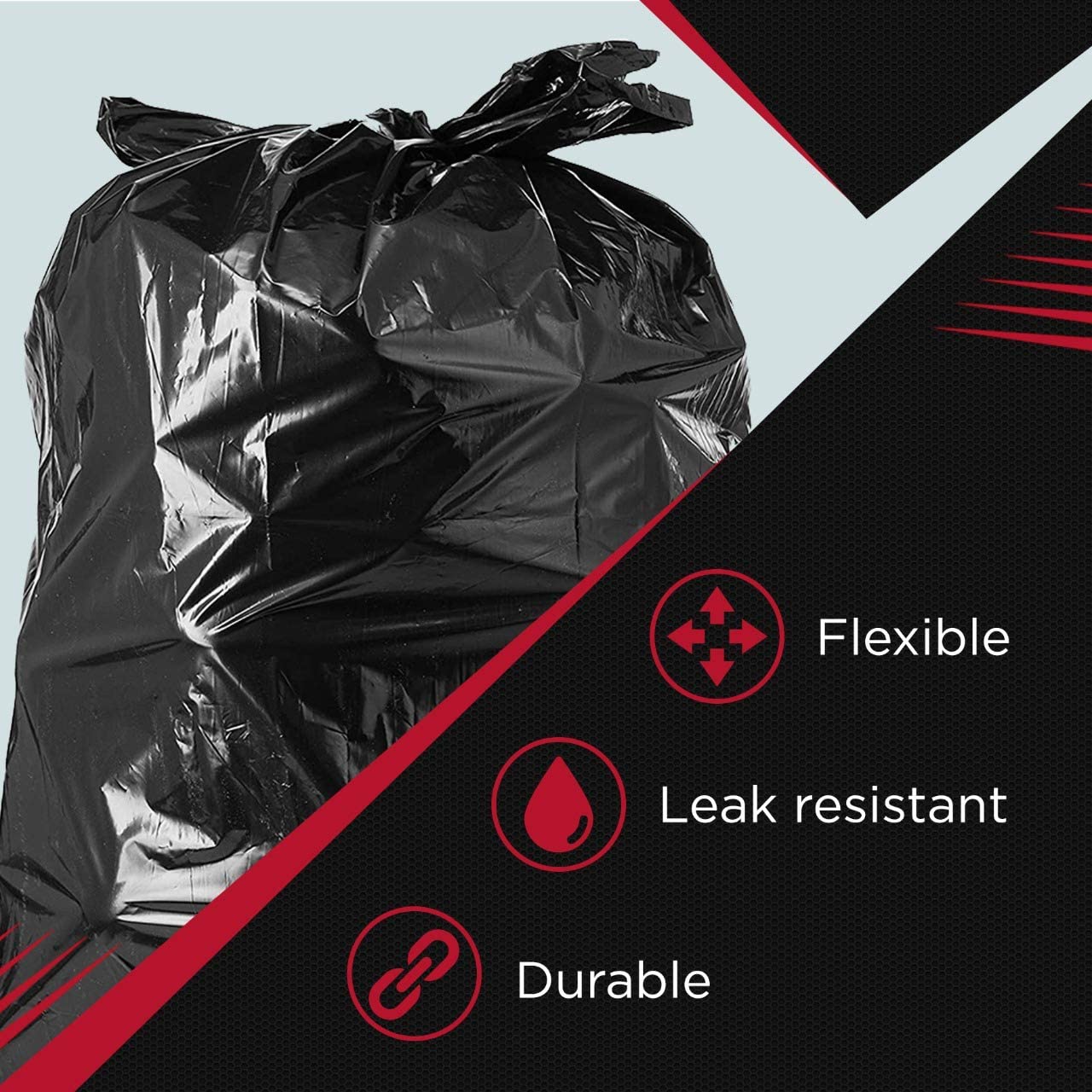 5-50 mic Thickness Beige Clear Heavy Duty Plastic Industrial Garbage Packaging Clean Up Bag Can Liners