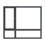 Customize Aluminium Modern Casement Windows for Bedroom Furniture Contracting
