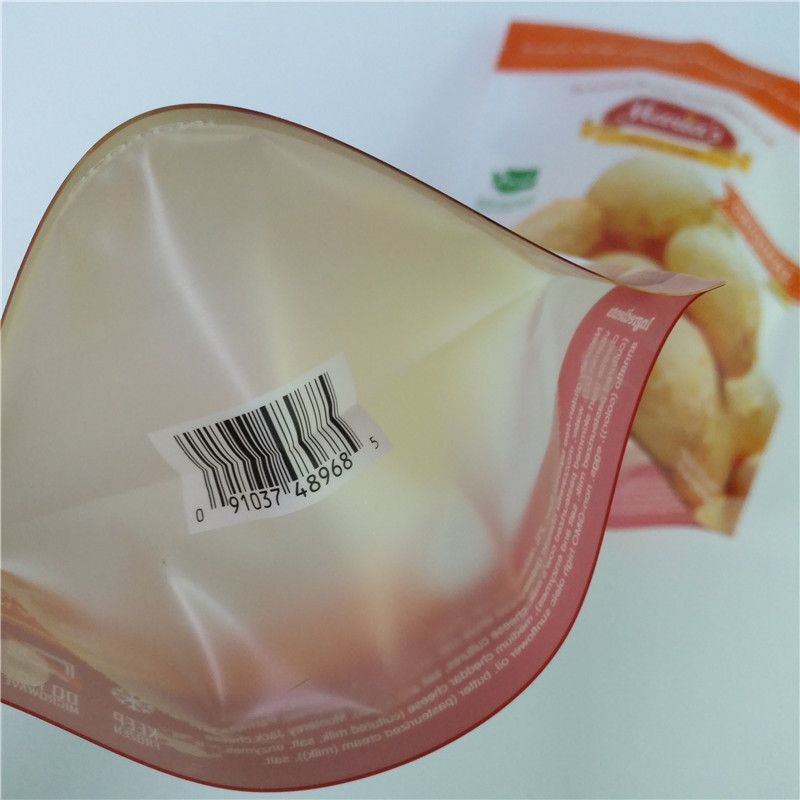 340g 12oz Snack Bag Packaging Cookies Jerky Doypack Self Standing Plastic Pouches