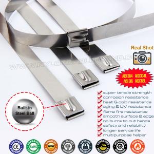 Wholesale Self-locking Cable Ties (Tie Wraps, Cable Straps) Stainless Steel Version 304/316/316L from china suppliers