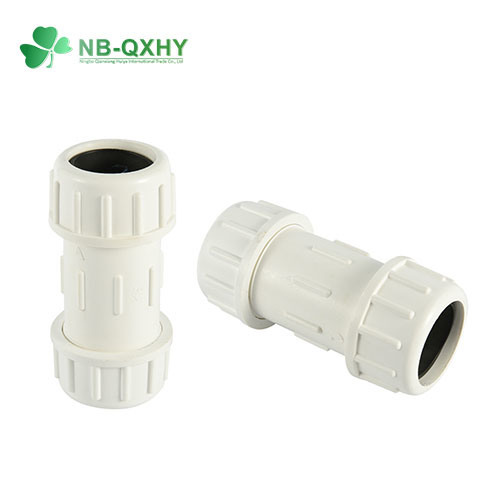 New Type High Pressure Sch40 PVC Pipe Fittings Compression Fittings