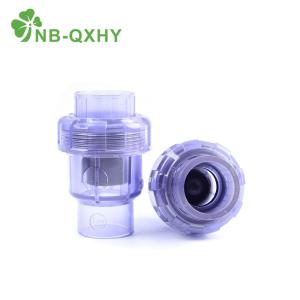 Wholesale Standard DIN PVC Single/Double Union Non Return Check Valve for Industry Pipe Fittings from china suppliers