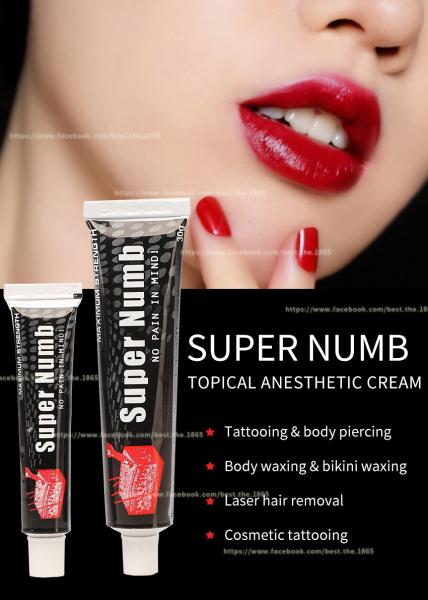 Lidocaine Topical Super Numb Tattoo Numbing Cream 30g 10g Permanent Makeup