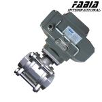 Sand Blasting Electric High Pressure Ball Valve Three Piece Stainless Steel Ball
