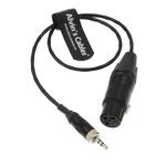 Audio Machine Vision Cables 3 Pin Female To Locking 3.5mm TRS Cord For Sony D11