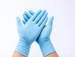 Blue Medical Nitrile Examination Gloves Disposable Powder Free