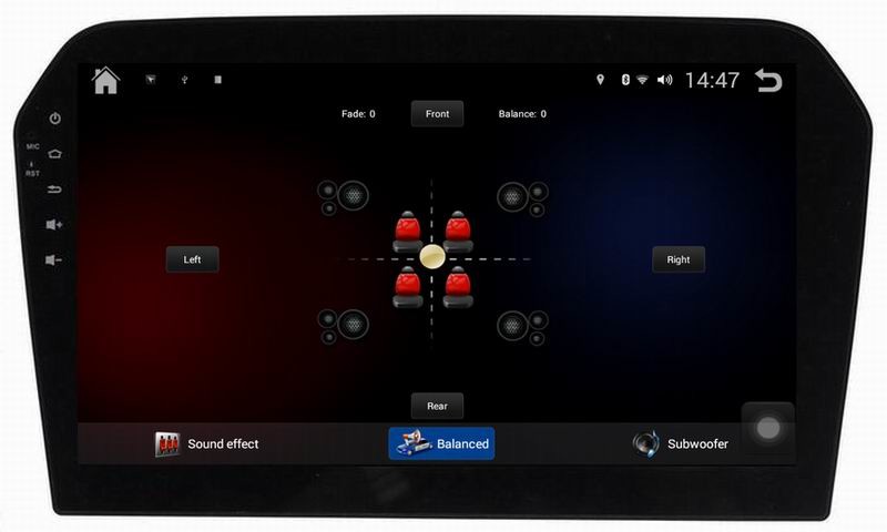 Ouchuangbo car gps navigation big screen android 4.4 for Volkswagen Jetta 2013 support 16GB Flash HD 1024*600 3g wifi