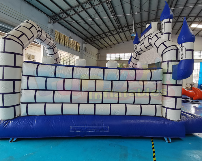 ODM Plato Inflatable Bounce Houses Digitial Printing Logo