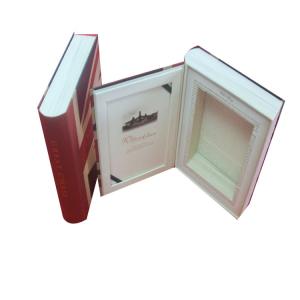 Wholesale custom 3 bottles wine box three bottle liquor book shape gift box vodka paper box from china suppliers