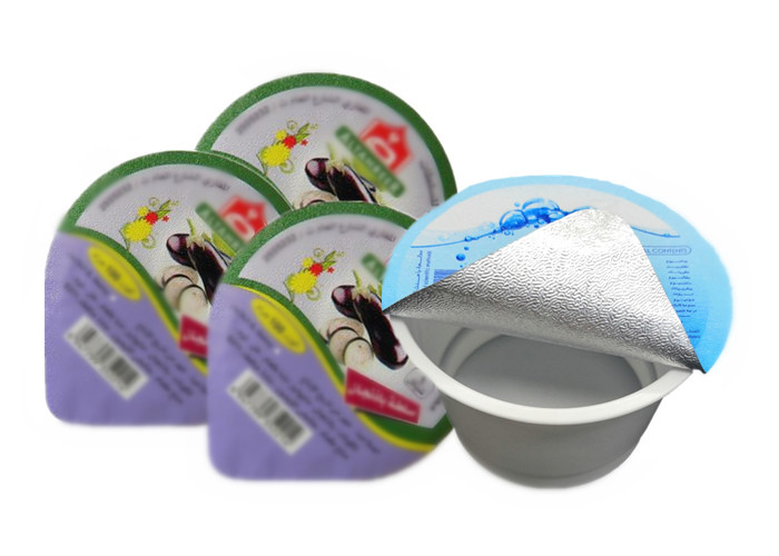 Easy Peel Aluminium Foil Container Lid For Coffee Milk Capsules