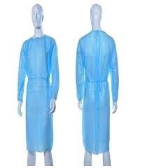 Chemical Safety Clothing Medical Consumbles White Color Long Sleeves Style