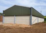 Q235 Modern Prefab Agricultural Buildings With Concrete Panels