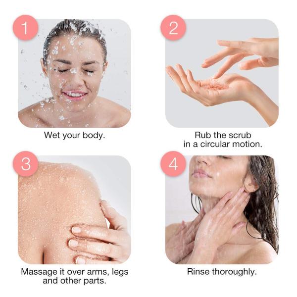 Sand Appearance Activated Charcoal Scrub For Face And Body Exfoliting , Detox