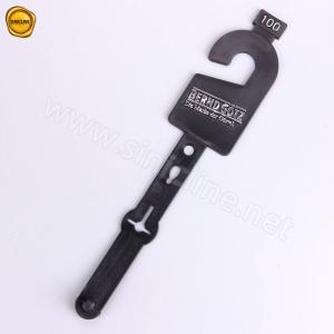 Wholesale Silver Foil Embossed Logo Plastic Belt Hangers For Leather Belt from china suppliers