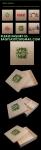 Wooden Food Packaging Box Cake Dessert Container With Plastic Cover, Take Out