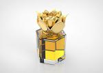 Custom Luxury Flower Perfume Bottle Cap Zamac Metal Lids