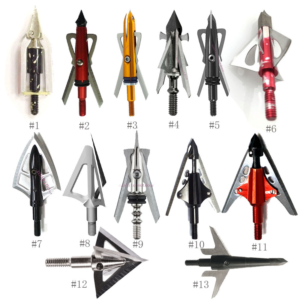 250 Grain Practice Broadheads And Field Points Tips Archery For 8.6mm OD