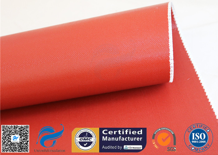 Red Silicone Coated Fiberglass Fabric 34oz 0.85MM 39.4 Inch Heavy Duty